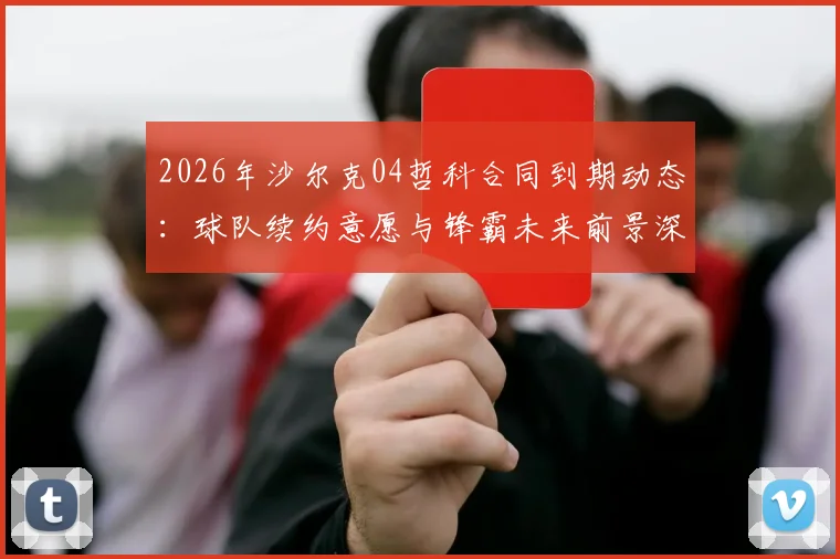 2026年沙尔克04哲科合同到期动态:球队续约意愿与锋霸未来前景深度分析
